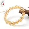 Pulsera de Cristal Amarillo Torre Natural, Pirámide de Cristal Amarillo Brasileño, Pulsera de Cristal de Montaña Torre Amarilla, Popular al por Mayor de Cuentas Sueltas