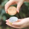 Caja de Crema de Aluminio Todo Bambú 15g 30g Caja de Crema de Bambú Natural DIY Crema para Ojos Crema de Lithospermum Sub-Botella Portátil