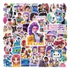 69 Adesivos Kpop Caçador de Demônios da Amazon Adesivos de Filme Brilhante Coreanos Adesivos de Desenho Animado Decorativos para Mochila