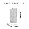 Conejo Rompe Huevos de Pascua Molde DIY Vela Aromática 3D Conejo Rompe Huevos Molde de Silicona Venta al por Mayor en Stock