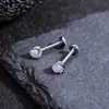 Aretes de Garra de Dragón Pequeño Diablo Circonita Acero de Titanio No se Desvanecen Lujo Ligero Pendientes de Gama Alta Joyería de Diseño de Nicho para Mujer Accesorios