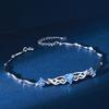Pulseira Europeia e Americana Asas de Anjo da Amazon Pulseira Feminina Pulseira de Prata Esterlina Presente de Aniversário para Namorada Joias Criativas