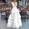 Temporada de Verano 2023 Nuevo Vestido de Malla con Tirantes sin Mangas tipo Pastel para Mujer de Comercio Exterior Europeo y Americano de Amazon
