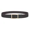 Cinturón Popular de Alta Gama de Lujo Ligero Transfronterizo Simple para Hombre Doble Cara Hebilla de Aleación Cinturón de Pantalón de Alta Gama
