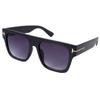 Gafas de sol unisex de estilo alto estilo retro punk con bisagra cuadrada de nueva moda europea y americana