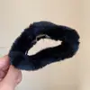 Grampo de cabelo elegante de nuvem grampo de cabelo de pelúcia garra de cabelo peluda clipe de nuca decoração estilo francês clipe de tubarão