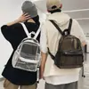 Mochila bolsa de dolor mochila escolar para estudiante nueva elegante moderna mochila escolar mochila impermeable para exteriores y playa bolsa de gelatina transparente