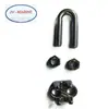 Abrazadera de acero inoxidable estilo japonés abrazadera para cuerda abrazadera para cable de acero abrazadera de rodillo para cable de acero abrazadera de sujeción abrazadera para cuerda abrazadera en forma de U