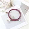 Accesorios para el cabello de banda de goma simples, alta elasticidad, tocado de perlas, banda para el cabello anudada a mano, cuerda para el cabello, cuerda para el cabello, puesto del mercado nocturno