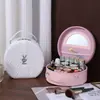 Nova Bolsa de Maquiagem Portátil para Mulheres, Bolsa de Armazenamento de Viagem de Grande Capacidade, Fabricante Popular de Estojo de Maquiagem Pequeno Portátil