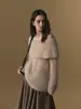NEIHE suéter de lana mohair fino perezoso suave y amigable con la piel para mujer, nuevo top de invierno 260110