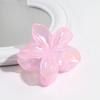 Estilo coreano Nova Cor Geléia Laser Brilhante Grab Clip para Sair Moda Simples Doce Lírio Garra de Cabelo Acessórios para o Cabelo