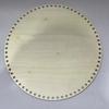 1 Pieza cesta redonda tejida a mano creativa fondo DIY almacenamiento base de madera natural gancho para tablero base para bolsa tejida