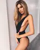 Traje de baño bikini sexy de cuello en V multicolor sin espalda nuevo popular para mujeres europeas y americanas EBAY AliExpress entrega