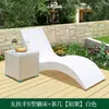Cama Externa Jardim Varanda Cadeira Sofá de Rattan Cadeira de Descanso em Forma de S ao Ar Livre Pátio Piscina Cama de Praia