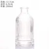 Garrafa de Aromaterapia de Vidro com Padrão Vertical Romano 50ml100ml Difusor de Rattan sem Fogo Garrafa Vazia para Fragrância de Hotel