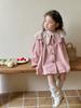 Cortavientos para Niñas Ropa de Otoño 2026 Nuevo Estilo Moda Infantil Solapa Media Longitud Top Bebé Primavera y Otoño Chaqueta Casual