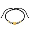 Estilo Chino Tejido a Mano Xiangyun Fu Marca Cuerda de Mano Jade Hetian Lujo Ligero Diseño de Nicho Pulsera para Novia para Niñas