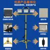 Foco Led Exterior, Luz de Trabajo Móvil Telescópica, Luz de Trípode para Mantenimiento de Emergencia, Luz de Emergencia con Rotación de 360 Grados