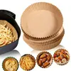 Fabricante de papel para air fryer Papel oleado para sobremesa Cesta de frutas portátil Papel especial para air fryer quadrado tamanho pequeno Refeição