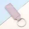 Llavero de Piel Sintética Grabado Láser Collar para Gato Placa de Identificación Colgante Colgante para Llave de Casa Accesorios