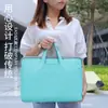 Bolsa para Laptop na Cor Verde-água, Bolsa Transversal de Ombro Único para Laptop, Bolsa de Mão Transfronteiriça, Bolsa Impermeável para Laptop