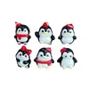 Mini Pingüino Negro Resina Accesorios Pingüino Gordo Pequeño Pasador para el Cabello Llavero para Teléfono Móvil Flor para Zapatos Accesorios Materiales y Accesorios