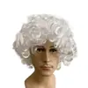 Barba de Santa Claus Barba Blanca Navideña Peluca para Fiesta Navideña Baile Juego de Rol Cosplay