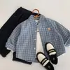 Camisa de Cuadros Maibao para Niños 2026 Otoño Nueva Llegada Camisa para Niños Estilo Primavera y Otoño Ropa para Niños Chaqueta Casual para Niños Pequeños Moderna