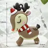 Llavero Colgante Navideño Muñeco Estéreo de Papá Noel Colgante Exquisito para Bolso Llavero de Coche Pequeño Regalo