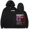 Tamanho Europeu TransfronteiriçoMoletom com Capuz Merch da Turnê Ada do Rapper Duki Masculino Feminino C