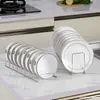 Escurridor de Platos Grueso de Acero Inoxidable Estante para Platos de Cocina Estante de Almacenamiento para Tazones y Platos Almacenamiento Doméstico Estante para Tazones Estante para Palillos Cubiertos