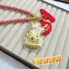 Ouro Puro 999 Tenha Dinheiro Imediatamente, Pinheiro, Gato da Sorte, Corrente para Celular, Chaveiro, Pingente de Bolsa, Presente para Namorado e Namorada