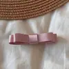 Pasador de Pelo Rosa Dulce Estilo Coreano, Pinza Lateral Sencilla de Tela, Pinza Bb Pequeña, Accesorio para el Cabello de Alta Gama