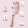 Pente de Cabelo Volumoso de Coroa Alta para Mulheres, Adequado para Cabelo Longo e Modelagem de Cabelo Cacheado, Pente Curvo Grande com Função de Massagem no Couro Cabeludo