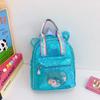 Mochila infantil com lantejoulas e amor 2025, desenho animado, fofa, jardim de infância, meninas, moda, fofa, pequena mochila escolar infantil
