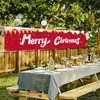 Bandeiras e Faixas de Natal Novas Transfronteiriças para Decoração de Atmosfera, Decorações para Pendurar em Shoppings e Lojas para Eventos de Véspera de Natal e Cenas de Festa