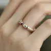Nuevo Estilo Chino Estilo Nacional Color Esmalte Imitación Ágata Rojo Sur Sutra del Corazón Anillo de Palillo Francés Estilo Antiguo Diseño Dorado Sentido del Diseño Anillo Transferencia