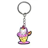 Chaveiro de Unicórnio Desenho Animado Feito à Mão DIY Acessórios Fofos para Bolsa Companheiro de Chave Personalizado Pingente Pingente Atacado