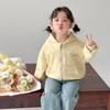 Chaqueta con Capucha de Gatito de Dibujos Animados para Niñas, Sudadera de Moda Coreana para Niños, Top Casual de Punto, Ropa de Primavera para Niños Pequeños y Medianos