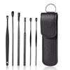Juego de Cucharas para Limpiar Oídos de Acero Inoxidable Profesional Herramienta para Recoger Cera de Oído de Acero Inoxidable Hebilla Cuchara para Oídos Limpieza de Oídos
