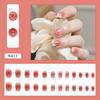 Use armadura de verano nuevo corto delgado lindo al por mayor producto terminado parche de uñas reutilizable uñas popular