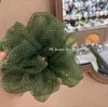 Goma de pelo coreana ins simple suave de lunares, verde retro, nuevo scrunchie de primavera-verano, accesorio para el pelo del mismo estilo que las blogueras para mujer