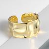 Anillo Abierto Vintage Estilo Francés con Circonita, Versión Coreana, Sencillo y Único, Versátil y Elegante, Anillo con Letra t Microincrustada, Anillo para el Dedo Índice