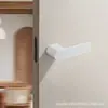 Cerradura Unilateral para Puerta Invisible, Cerradura Negra Minimalista Italiana Oculta para Puerta, Cerradura Oculta Moderna, Cerradura Unilateral con Pestillo de Elevación Invertido