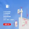 Poste de Vigilancia de Perímetro Exterior Extendido 1.12m 1.8m Soporte de Pared en Forma de L para Cámara Montado Lateralmente