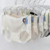 Daisy Girl 22622 Puro Deseo Estilo Francés Seda de Hielo Ropa Interior para Mujer Cintura Media Ribete de Encaje Transpirable Antibacteriano Calzones para Mujer