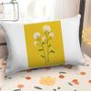 Funda de almohada de dibujos animados de flor de viento estilo Ins almohada 30*50 rectangular funda de sofá 40*60 se puede fijar cojín para coche