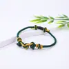 Nuevo Pulsera de Nudo de Silla de Cuerda Tejida a Mano Colorida Caballo al Éxito Pulsera DIY Hecha a Mano Tejida Año del Caballo Adorno de Cuerda de Mano para Pareja