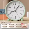 Despertador Popular Metálico Transfronteiriço, Relógio de Mesa Simples e Criativo para Estudantes, Luz Noturna, Relógio de Mesa Silencioso, Gadget para Acordar, Sino de Alarme